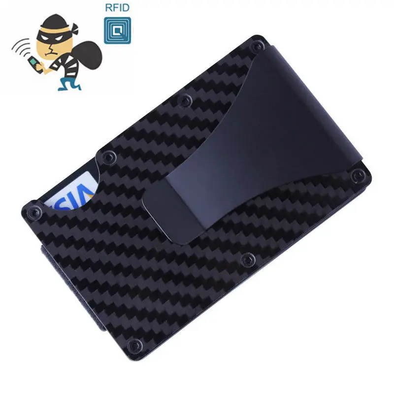 2018 New arrival The Ridge Wallet Carbon Fiber font b Money b font font b Clip