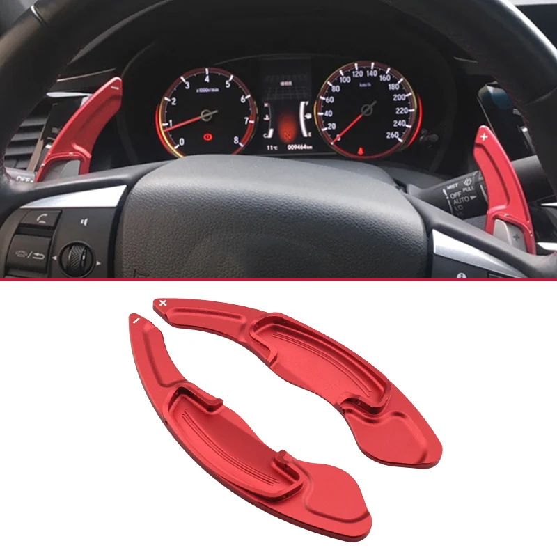 Finer New Red Aluminum Car Steering Wheel Gear Shifter Comfortable Feel
