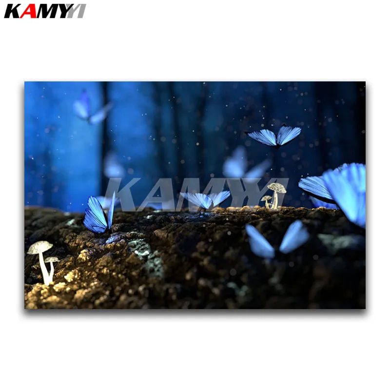 

DIY 3D Diamond painting animal Full Round Diamond mosaic fantasy Full Square Diamond embroidery Cross stitch butterfly