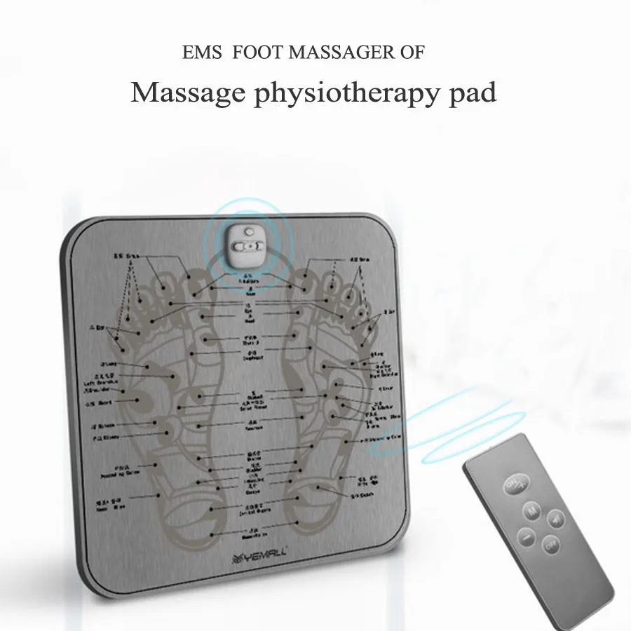 

Rechargeable EMS Intelligent Foot Massage Machine Foldable Remote Control Foot Muscle Stimulator Promote Blood Circulation Uni