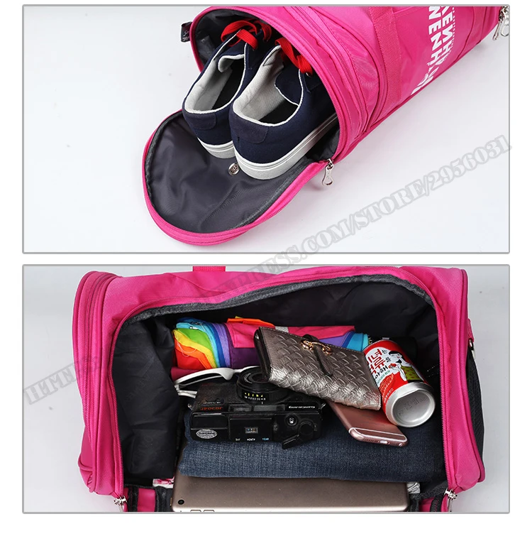 Gym Bag, Duffel Bag, Sports Gym Bag for Women and Men with Shoe Compartment