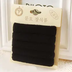 1 упаковка Высокая QualitySolid эластичная повязка для Для женщин девочек резинка для волос резиночка резинки 70 80