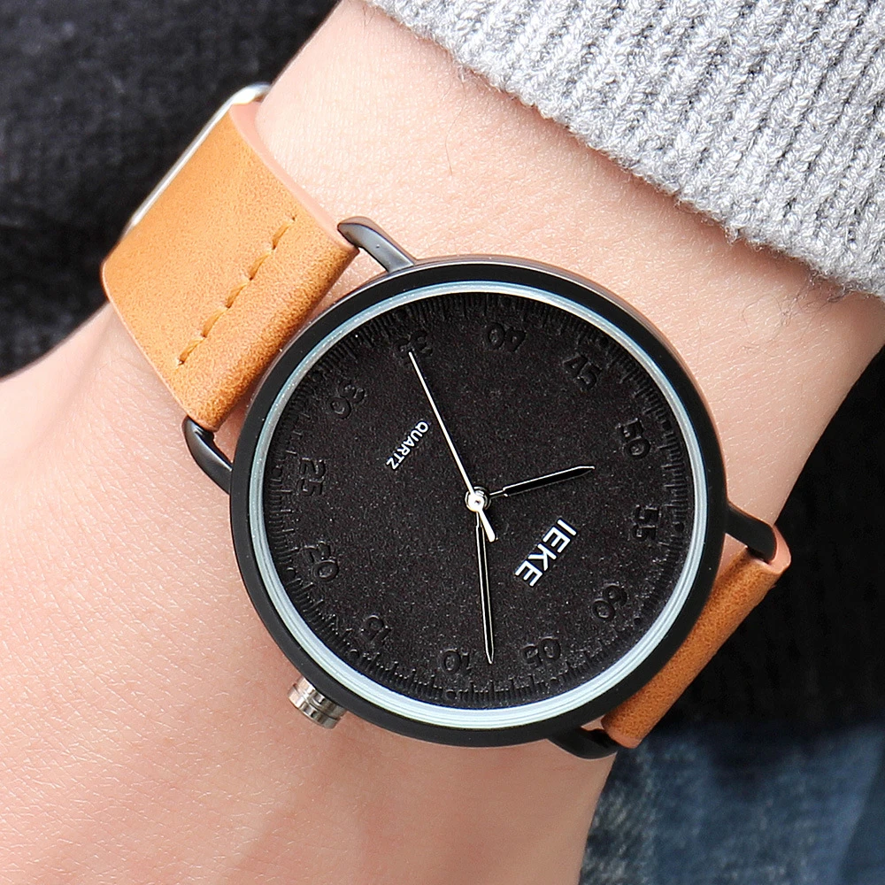 Jam Tangan Pria Ieke Merek Pria Jam Tangan Quartz Tahan Air Pria Jam Pria Jam Tangan Kulit Asli Pria Watch Citizen Gerakan Quartz Jam Tangan Aliexpress