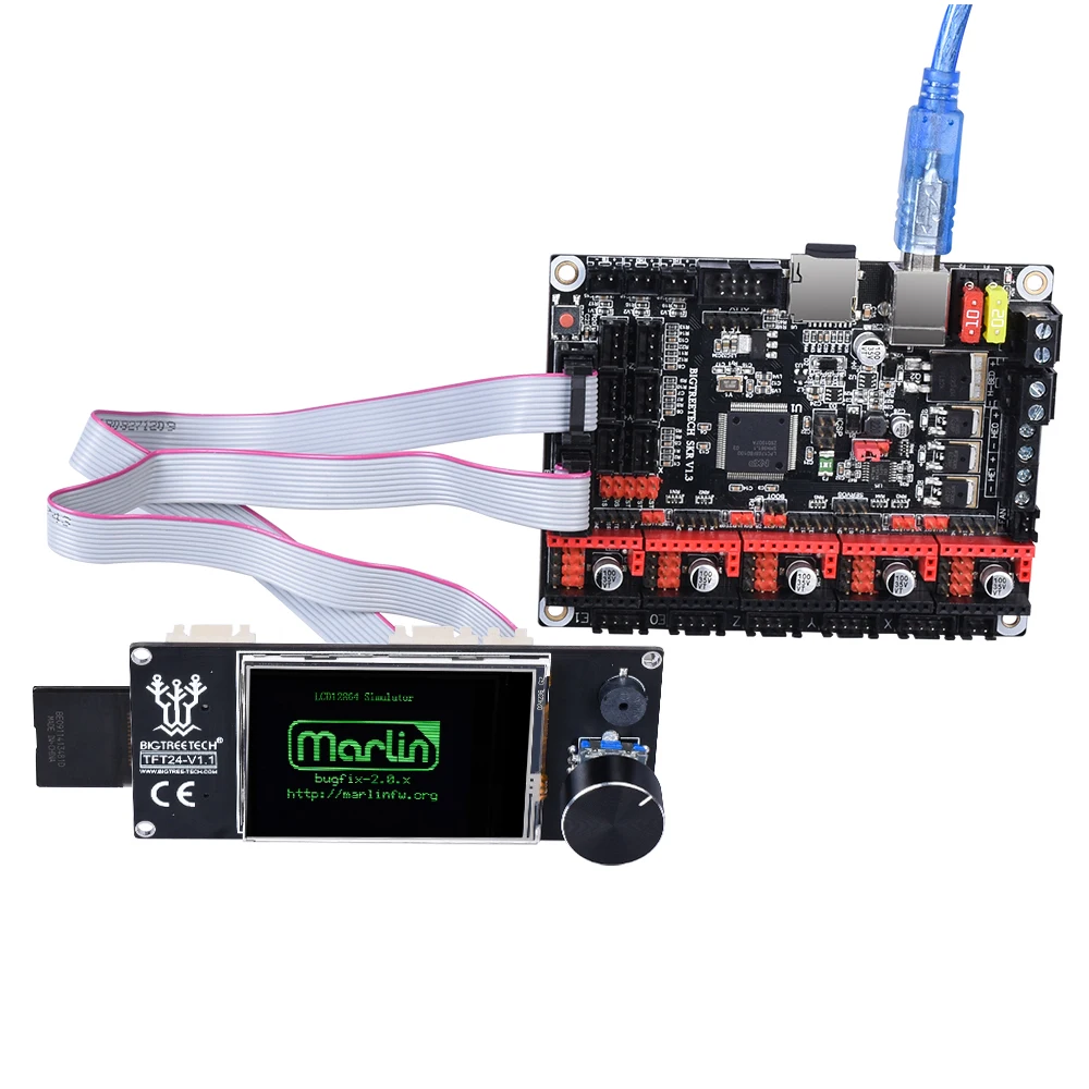 Сенсорный экран BIGTREETECH TFT24 V1.1 дисплей 12864LCD Запчасти для 3D принтера VS MKS TFT2.4 SKR PRO V1.4