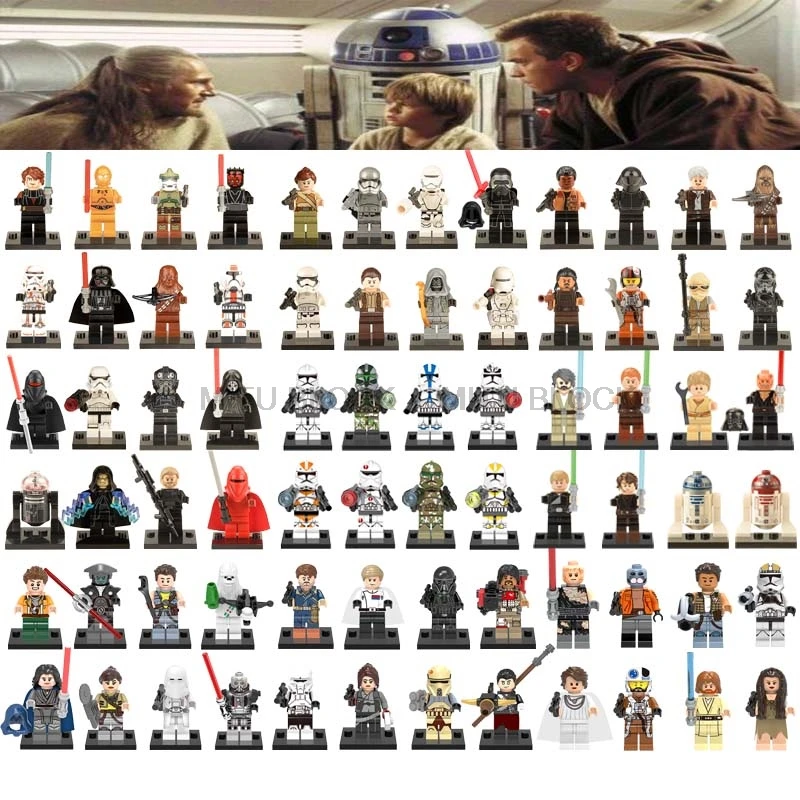 

Legoing Star Wars Figure Star Wars Doll Jedi Knight Rey Master Yoda Sheev Palpatine Chewbacca Compatible Legoings Starwars Block