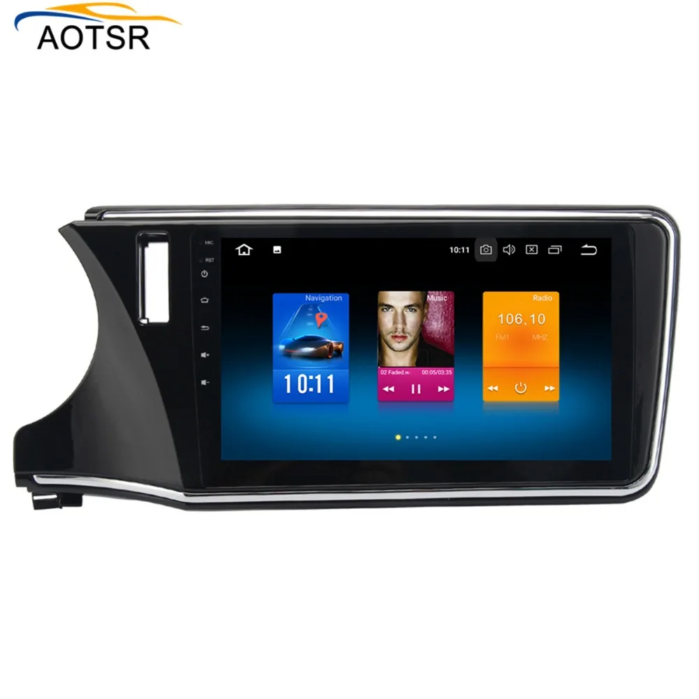 Sale 2 din Android 8.0 Car multimedia player Radio head unit For Honda City 2015+ gps navigation Stereo carno dvd player 8 core 4+32G 1