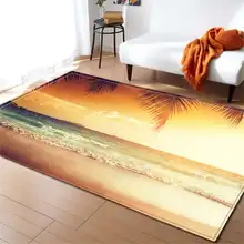 Скандинавский стиль 3D океан шаблон ковер большой размер гостиная спальня чай Настольный коврик и ковер прямоугольной формы против скольжения напольный коврик