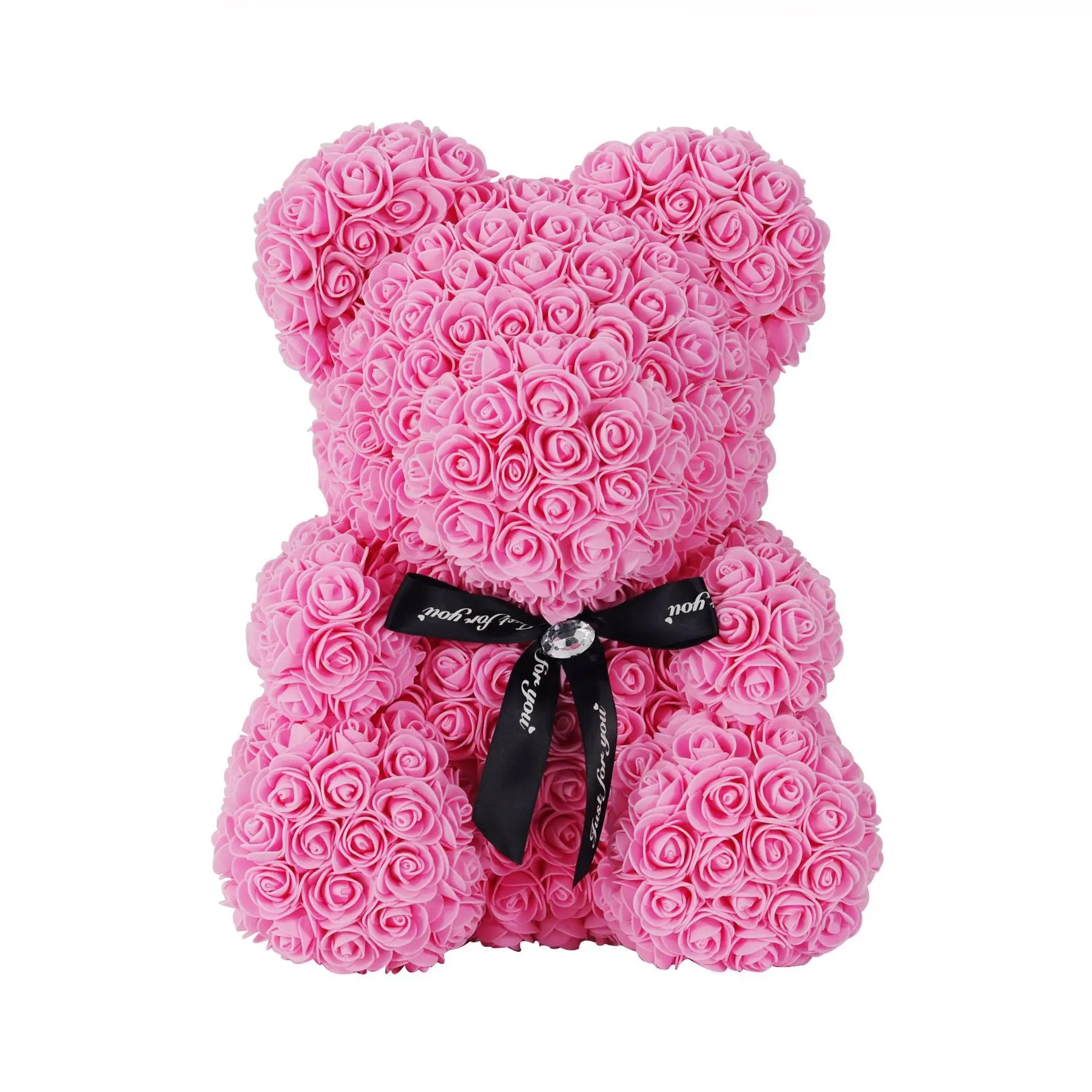Горячая Распродажа 40 см для мыльной пенки медведь розы Teddi медведь Роза цветок Искусственные новогодние свадебные подарки для женщин Валентина рождественский подарок