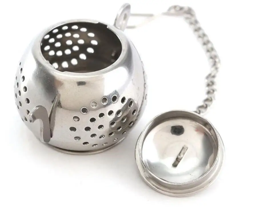 200pc/lot Teapot Pot Shape Stainless Steel Leaf Tea Infuser Filter