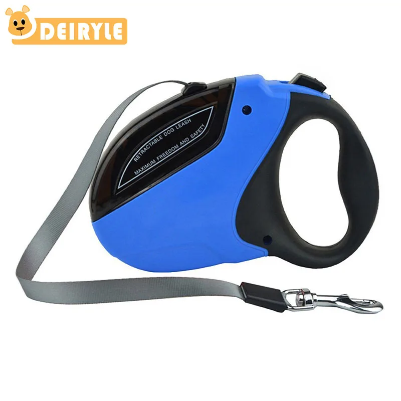 

Heavy Duty Retractable Dog Leash Automatic Retractable Leash Lead Rope 5M for Small Medium Large Dogs up to 110lbs