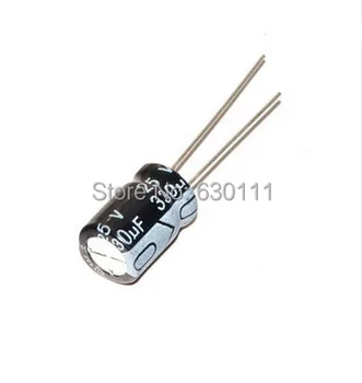 

Free shipping 500pcs 330UF 25V 8*12mm electrolytic capacitor 25V 330uf