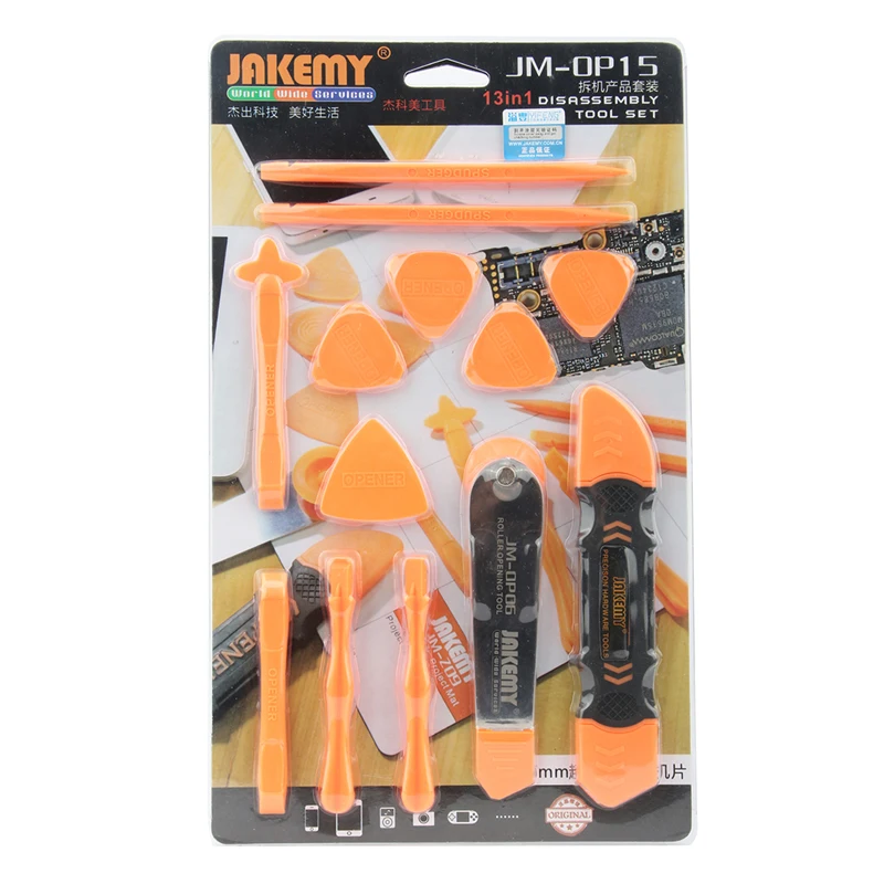 

Jakemy JM-OP15 repair hand tools opener for iphone ipad xiaomi huawei samsung computer pc opener repair tool set kit