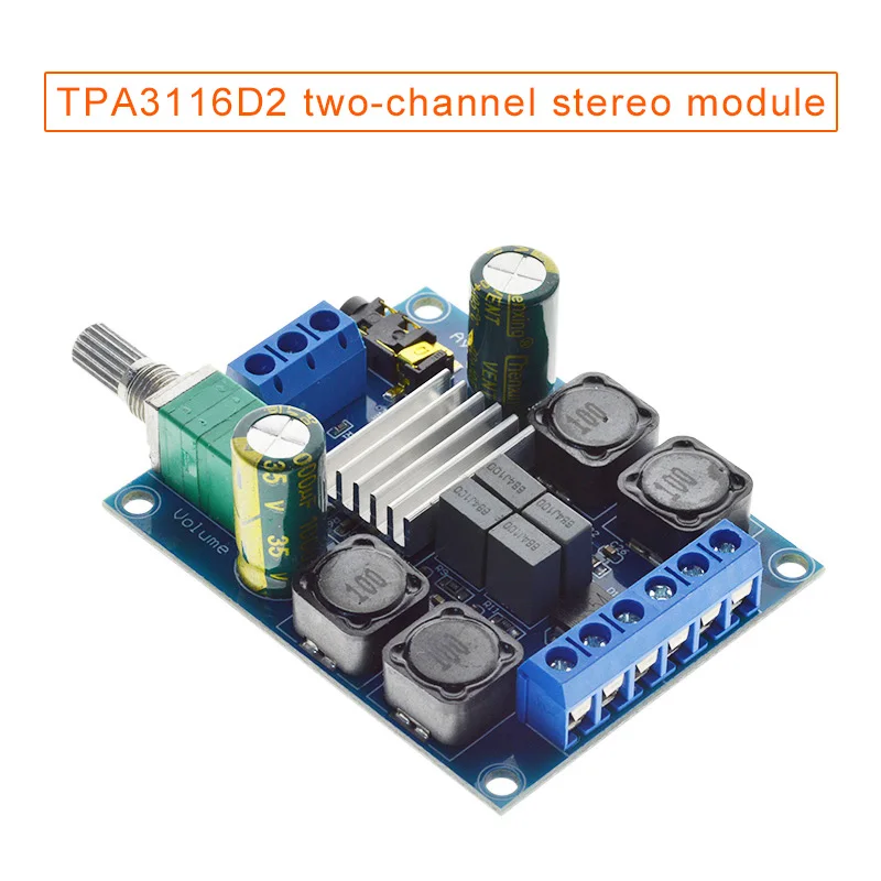 

TPA3116D2 2X50W Stereo Digital Audio Amplifier Board Power Amp Module SL@88