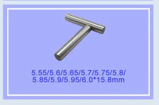 LUPULLEY 50pcs/lot Cylindrical Pins Dowel Pin Length 15.8mm Dia. 0.8mm/1mm/1.2mm/1.4mm/1.5mm/1.65mm Metal Fasten Element