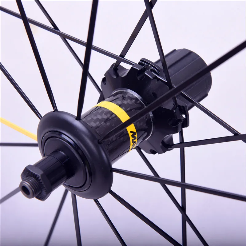 Discount 700C Carbon hub 40MM Wheelset hot sale 2018 bmx Road bicycle wheel Aluminium alloy ring Wheel brake V road bike COSMIC 0