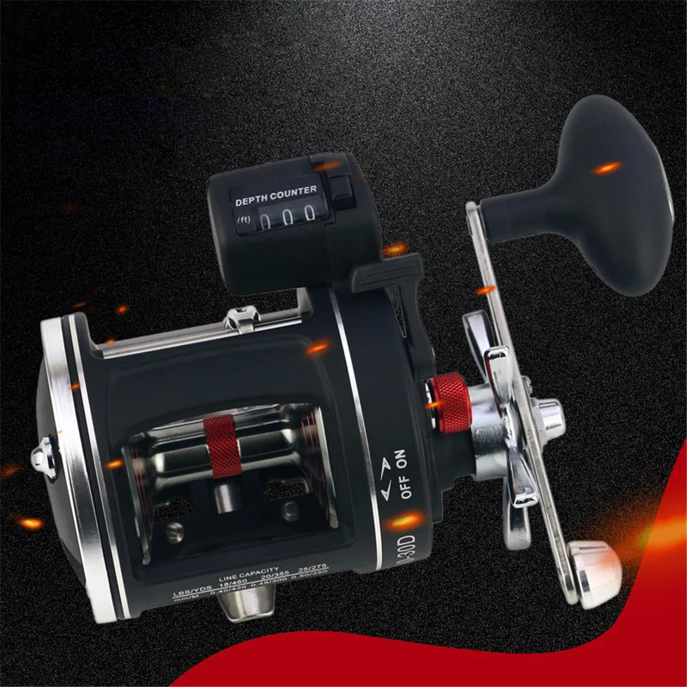 

30D 3.8:1 Metal Fishing Reel Spinning Wheel with Counter Reel Fishing Gear for Lake River High Unloading Fishing Spinning Reel