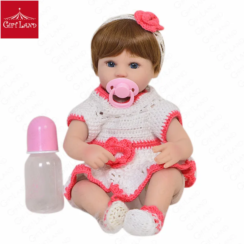 

Reborn Baby Doll Princess Toddler Little Angle Mini Doll With Fluffy Hair Top Quality Hot Sale Birthday Christmas Gifts Must in