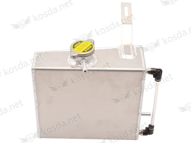 2JZ Aluminum Coolant Overflow Tank Silver 3