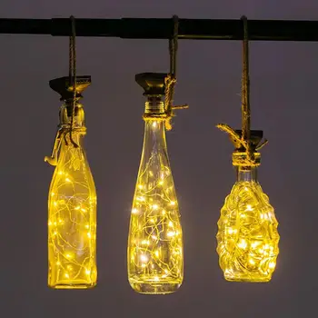 

Cotton Ball Light 6PCS 2m 20LED Solar Powered Cork Shape String Light Waterproof Wine Bottle LED Lamp DIY Part Led String