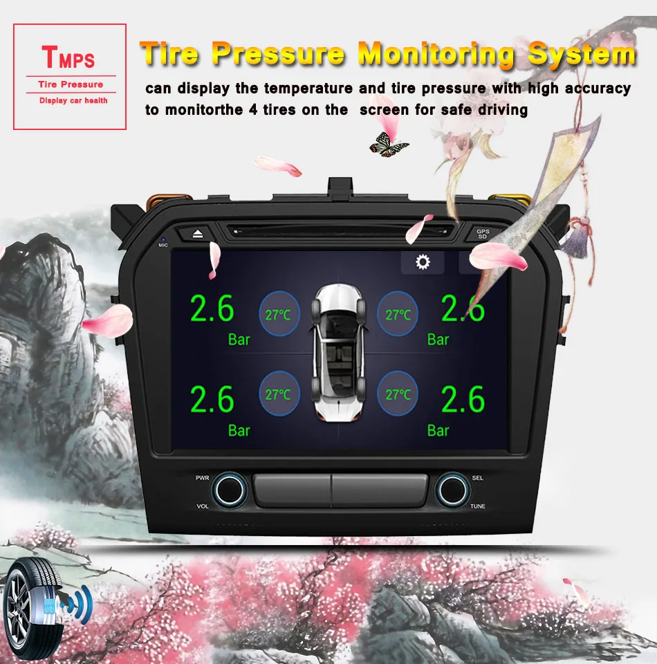 Sale 4G+64G Android 9.0 car dvd for SUZUKI GRAND VITARA 2015 2016 2017 2018 Car DVD Player gps navigation in dash car stereo Headunit 14