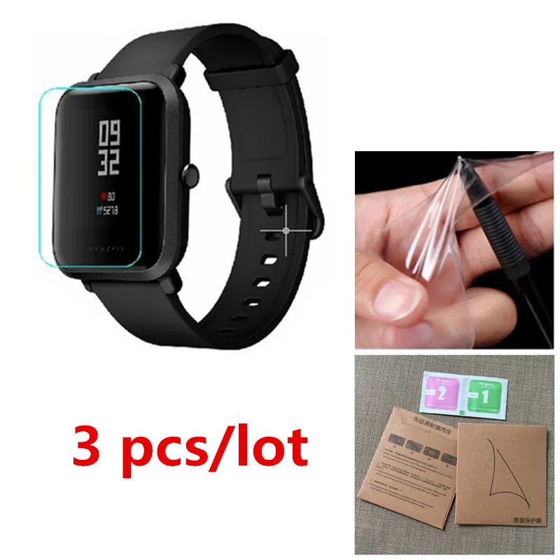 Мягкая прозрачная защитная пленка из ТПУ для смарт часов Xiaomi Huami Amazfit Bip GTS BIP Lite 3