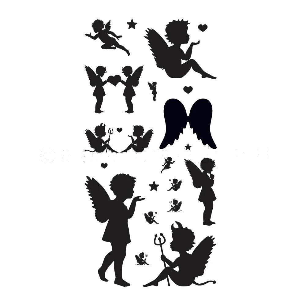 

Angel Transparent Clear Silicone Germany Stamp Seal DIY Scrapbooking photo Album Decorative C092