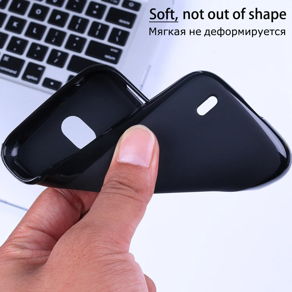 KNO1422_2_JONSNOW Soft Case for Nokia 1 2018 4.5 inch Pudding Anti Skid Silicone for Nokia 1 TA-1047 TA-1060 TA-1056 2018 Phone Cover Capa Fundas