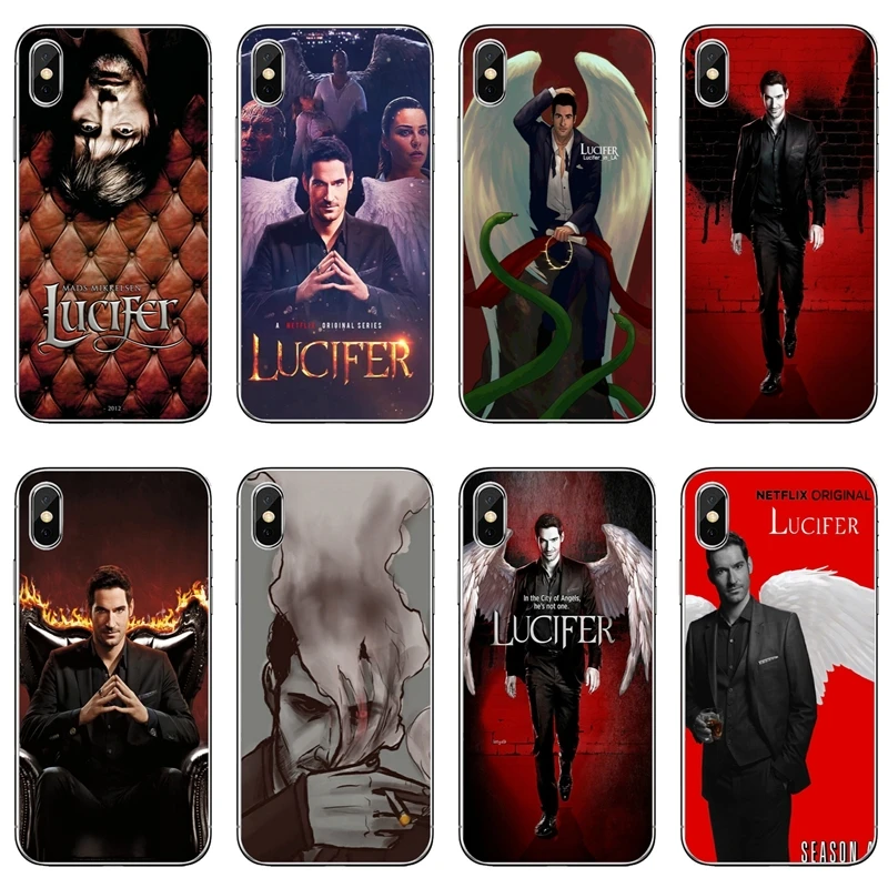 

American TV Lucifer For Samsung Galaxy S10 S9 S8 S7 S6 edge Plus Lite S5 S4 mini Note 9 8 5 4 protective TPU Soft phone case
