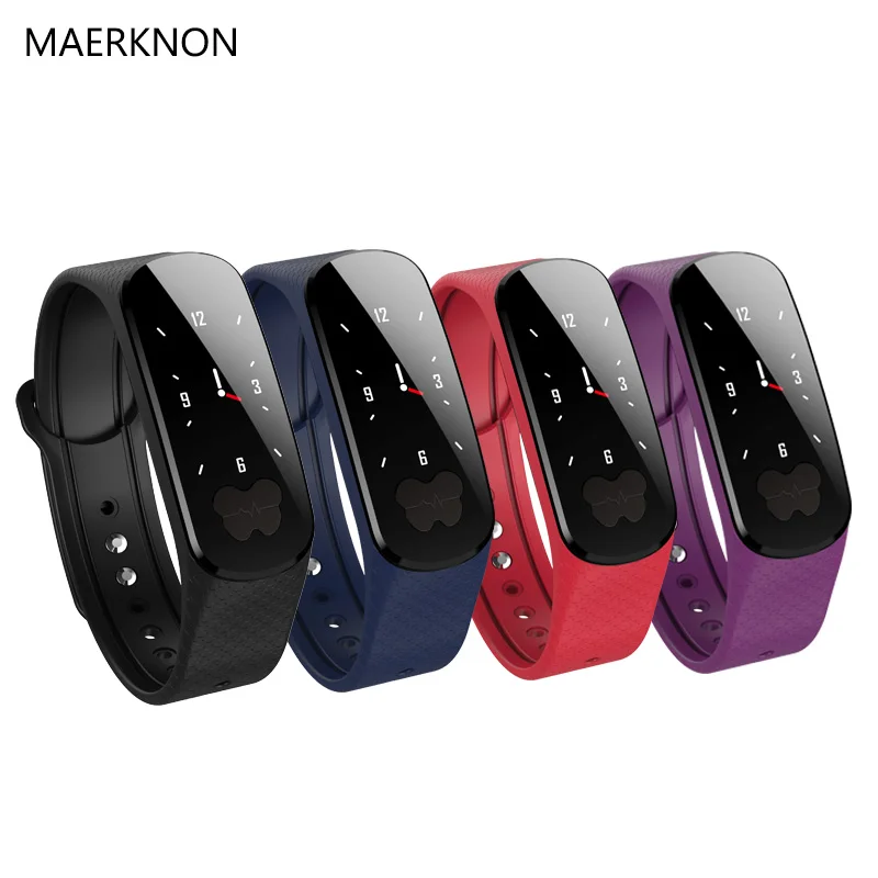 MAERKNON B37 Smart Watch IP67 Waterproof Exercise Heart Rate Monitor for Elderly Men and Women Handbands