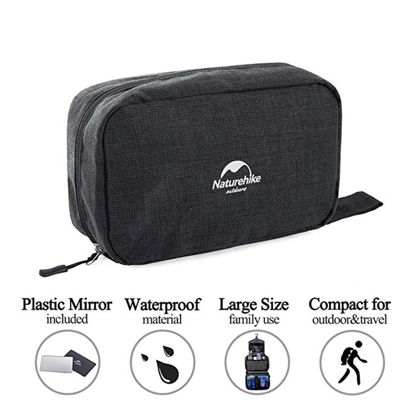 NatureHike Wash Bag Travel Organizer Cosmetic Men Bags Large Women Make Up Set Waterproof Wallet Family Passport Holder | Спорт и