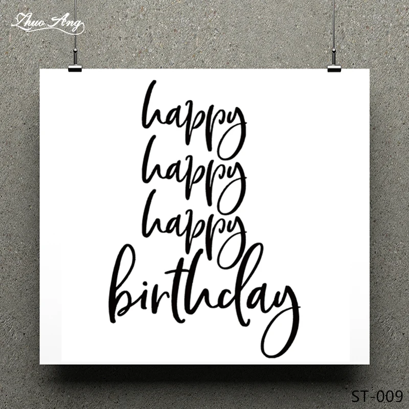 

ZhuoAng Strange text Clear Stamp for Scrapbooking Rubber Stamp Seal Paper Craft Clear Stamps Card Making