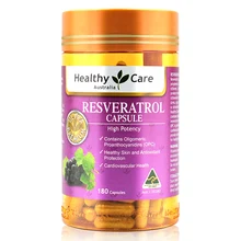 Free shipping resveratrol capsule high potency 180 pcs