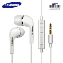 Оригинальные наушники EHS64 Samsung с микрофоном, проводные наушники для Samsung Galaxy S8 и S8 Edge, 3,5 мм, официальная сертификация