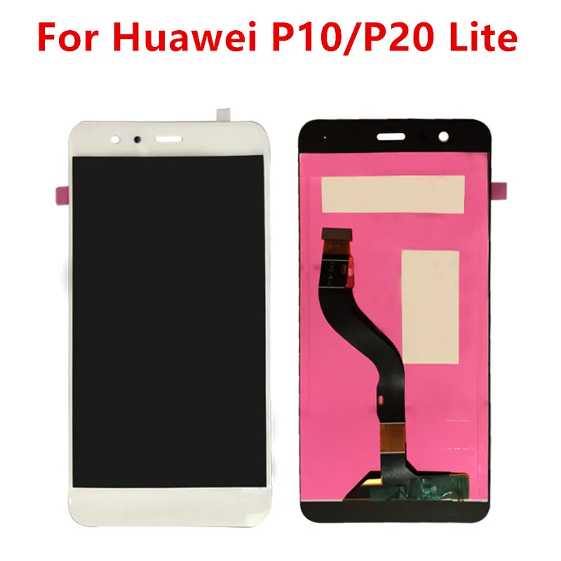 

For Huawei P10/P20 Lite LCD Display With Frame Touch Screen Digitizer Assembly P20 Lite/Nova 3E LCD Screen P10 Lite Display