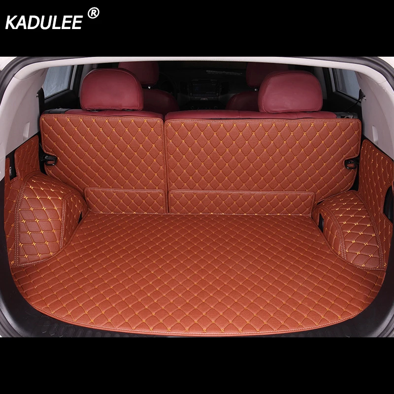 

KADULEE car trunk mat for Hyundai All Models solaris tucson 2016 sonata ix25 i30 getz Elantra Accent Verna Santafe make custom