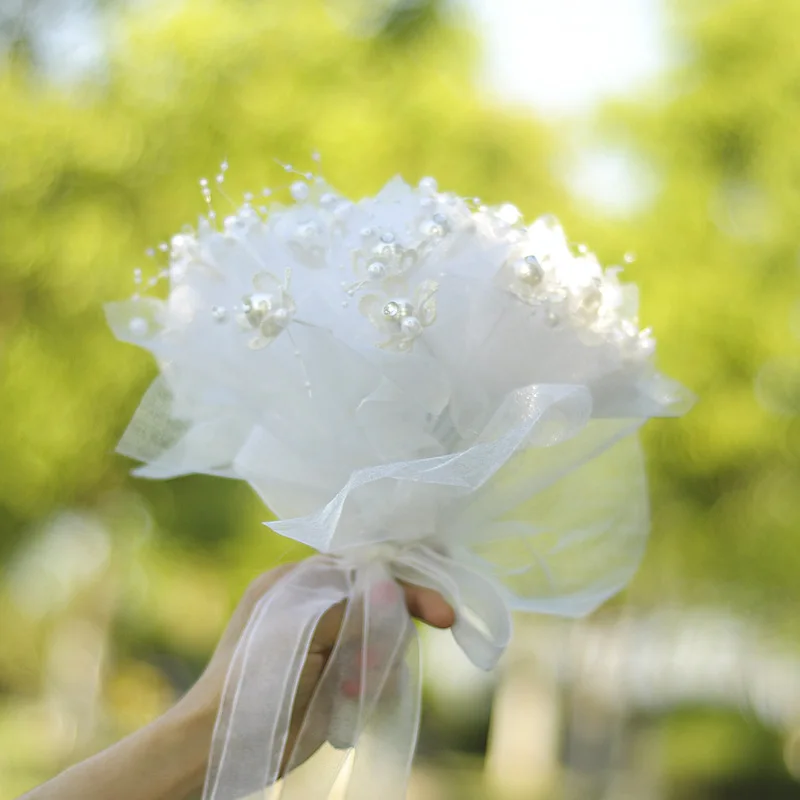 

Wedding Bouquet Bridal Bouquets Royal Blue And White Bridesmaid Wedding Bouquets Bridesmaid Accessories Red Rose Fascinators Hot