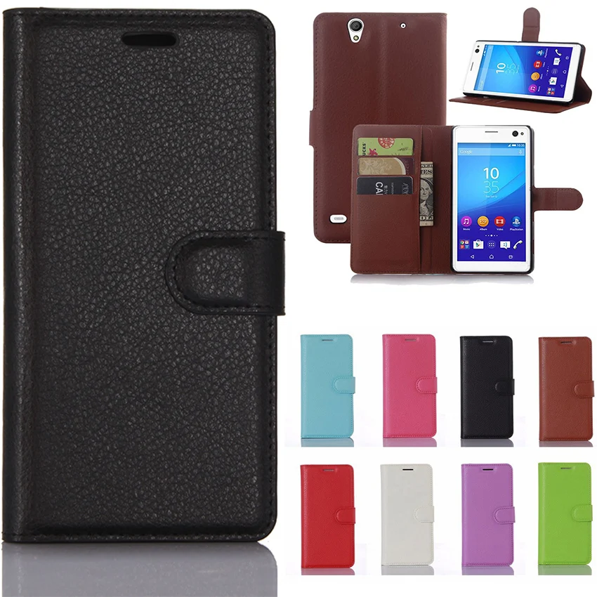 Wallet Case For Sony Xperia C4 Leather Flip Cover For Sony Xperia C4 E5303 E5306 E5353 C4 Dual E5333 E5343 E5363 Phone Coque Wallet Case For Sony Xperia C4 Leather Flip Cover For Sony Xperia C4 E5303 E5306 E5353 C4 Dual E5333 E5343 E5363 Phone Coque