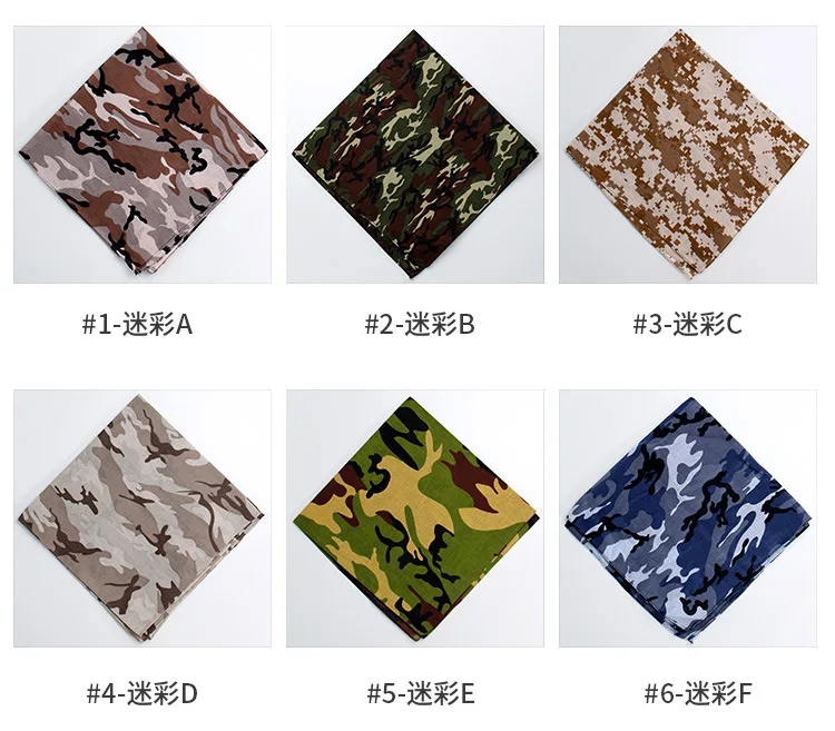 men's scarves Camouflage Bandanas Cotton Headwear Women Scarves Headband Men Camping Mask Gaiters Braga Cuello Hiking Scarves High quality mens grey scarf