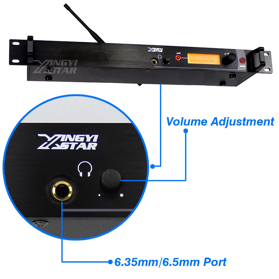 Sr2000 Профессиональный Мониторы ing UHF Беспроводной в наушниках уха этап Мониторы Системы один передатчик с десятью поясной приемники