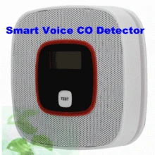 High Sensitive Voice Warning Smart Voice CO Detector LCD CO Carbon Monoxide Tester Poisoning Sensor Alarm Detector Home Security