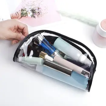 

Travel Waterproof Women Toiletry Storage Case Makeup Bag Transparent PVC Cosmetic Wash Bag