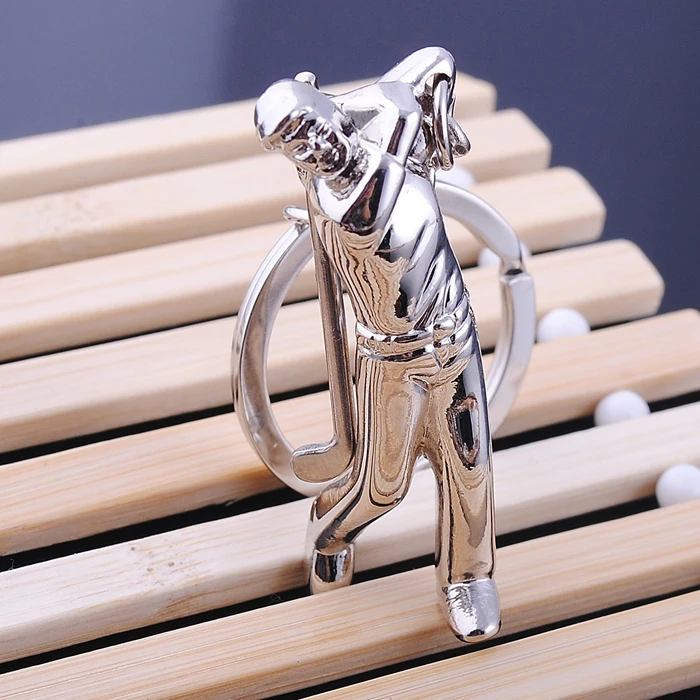

New Car keychain Golf Key Chain golf and Golf clubs key chain keychain key ring key holder Golf gift