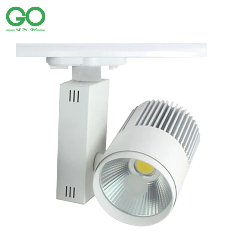 LED COB Track Light 30W Rail Lights Spotlight 130-140lm/w Clothes Shoes Shop Store Gallery Market Commercial Indoor Lighting