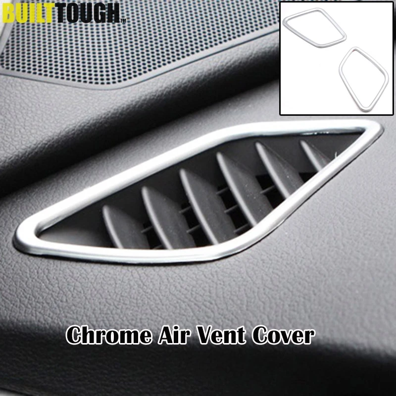

For Kia Optima K5 JF 2016 - 2019 Chrome Air Condition Cover Front Dashboard Outlet Trim Molding Garnish Bezel Frame Accent