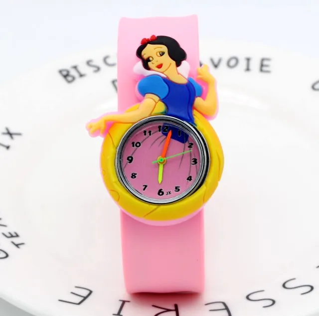 Hot selling children students cute Princess Slap quartz watch Snow White Girl Ca Hot selling children students cute Princess Slap quartz watch Snow White Girl Ca