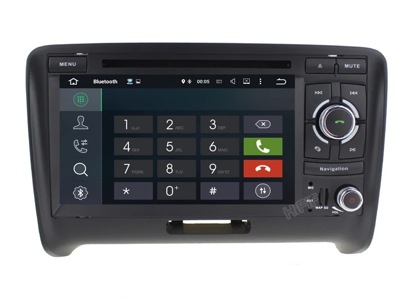 Sale IPS 1024*600 Octa Core Android 8.0 Car DVD Player for AUDI TT 2006-2013 GPS Navigation Radio RDS Stereo System 4GB RAM 32GB ROM 15