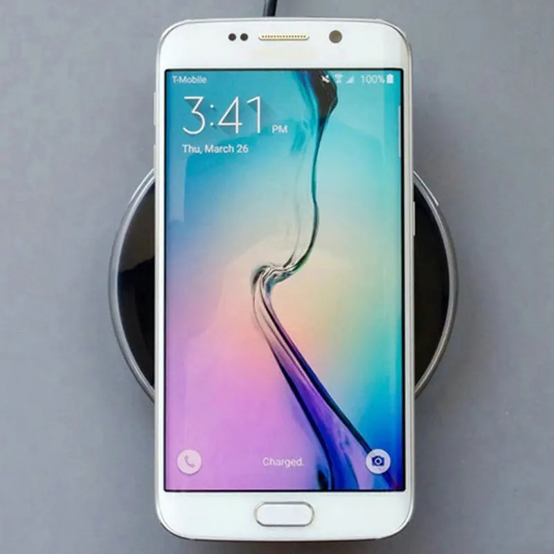 S6 Ци Беспроводное зарядное устройство для samsung S7 край S8 плюс Примечание 8 Iphone plus X