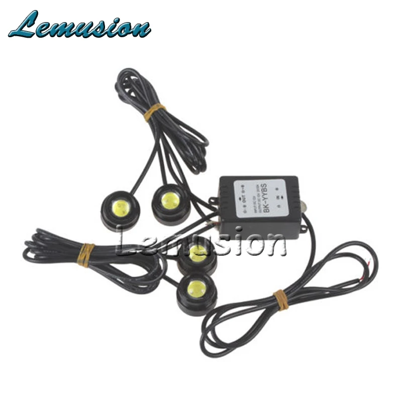 

4x Car Strobe Eagle Eye with Wireless Remote For Hyundai Solaris Tucson 2016 I30 IX35 I20 Accent Santa Fe For Lada Granta Kalina