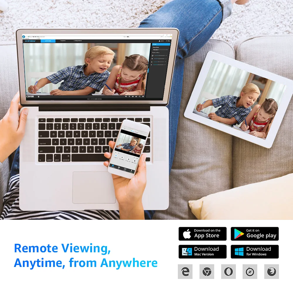  H.VIEW 5MP IP Camera Wifi Outdoor 2.4G 5G IP Cameras Wifi Onvif Full Time Colour CCTV Camera Outdoo