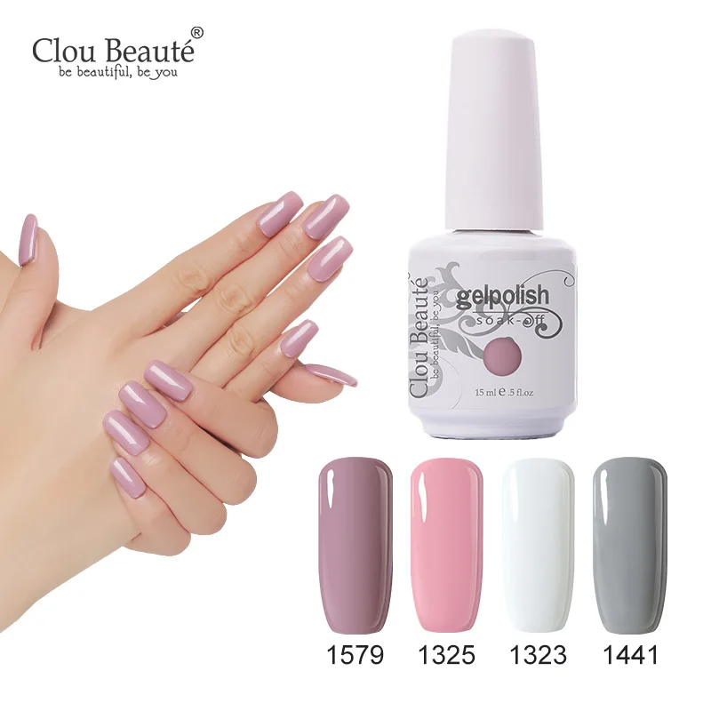 Clou Beaute Gel Nail Polish Vernis Semi Permanent Soak Off Gel Lak Polish Uv Ebay